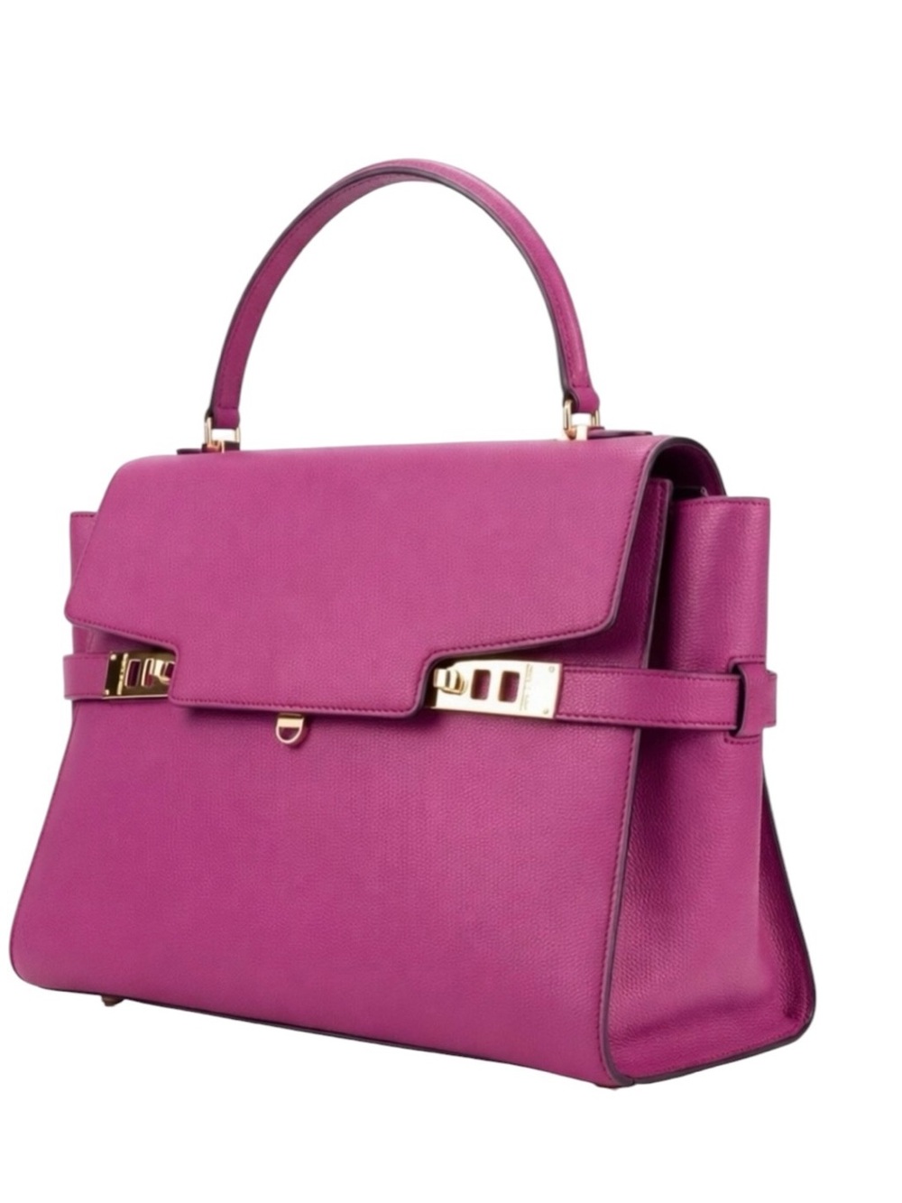 Henri Bendel Pebbled Leather Uptown Satchel/Crossbody NWOT - Picture 11 of 11